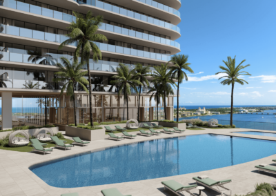 Olara Residences West Palm Beach Lap Pool